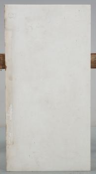 KONSOLBORD, av Pehr Ljung (1743-1819) bildhuggare i Stockholm, samt en SPEGEL. Sengustavianska.