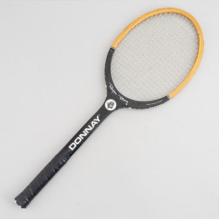 Tennisracket, Donnay, formgivit av Francois Degand. Mitten av 1970-talet.