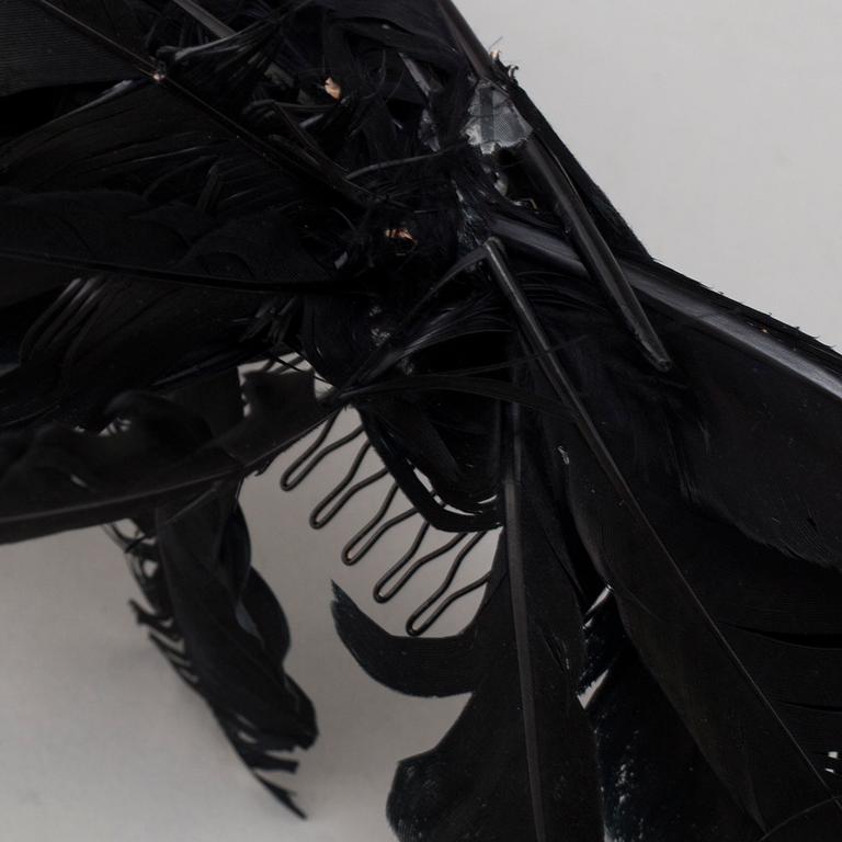 ANN DEMEULEMEESTER, headdress.