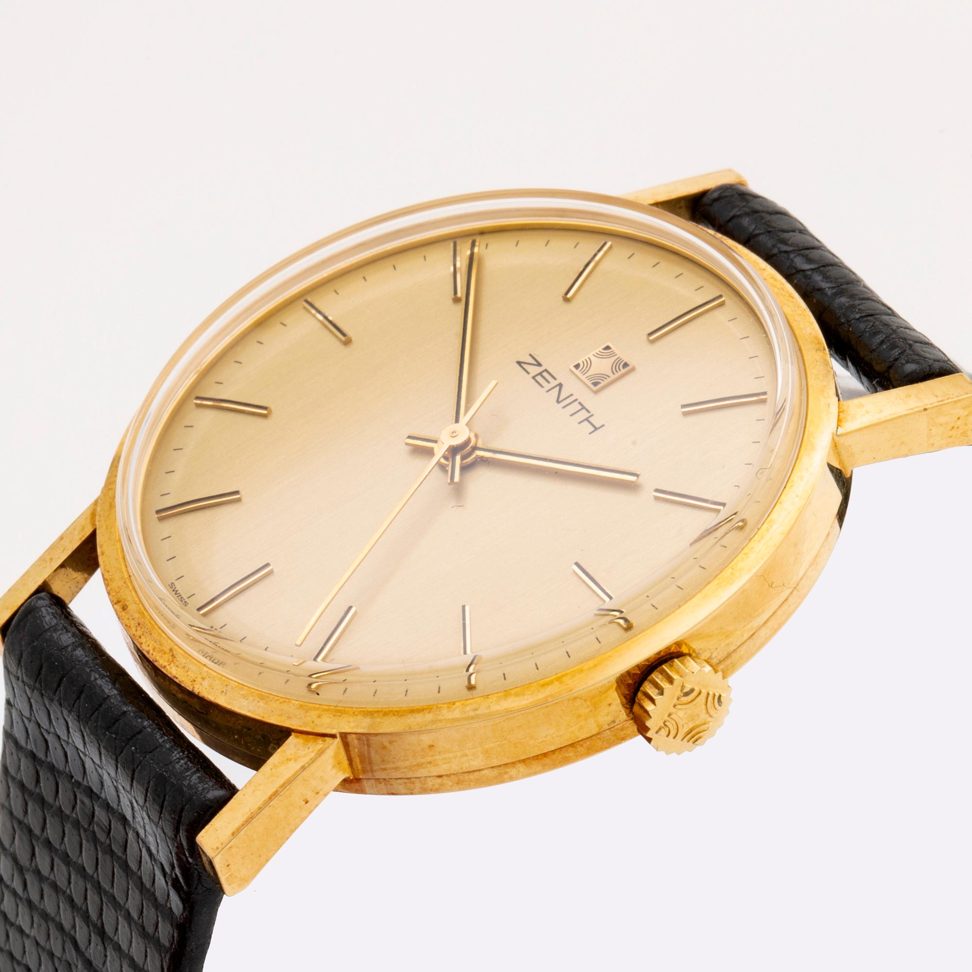 ZENITH, wristwatch, 34 mm.