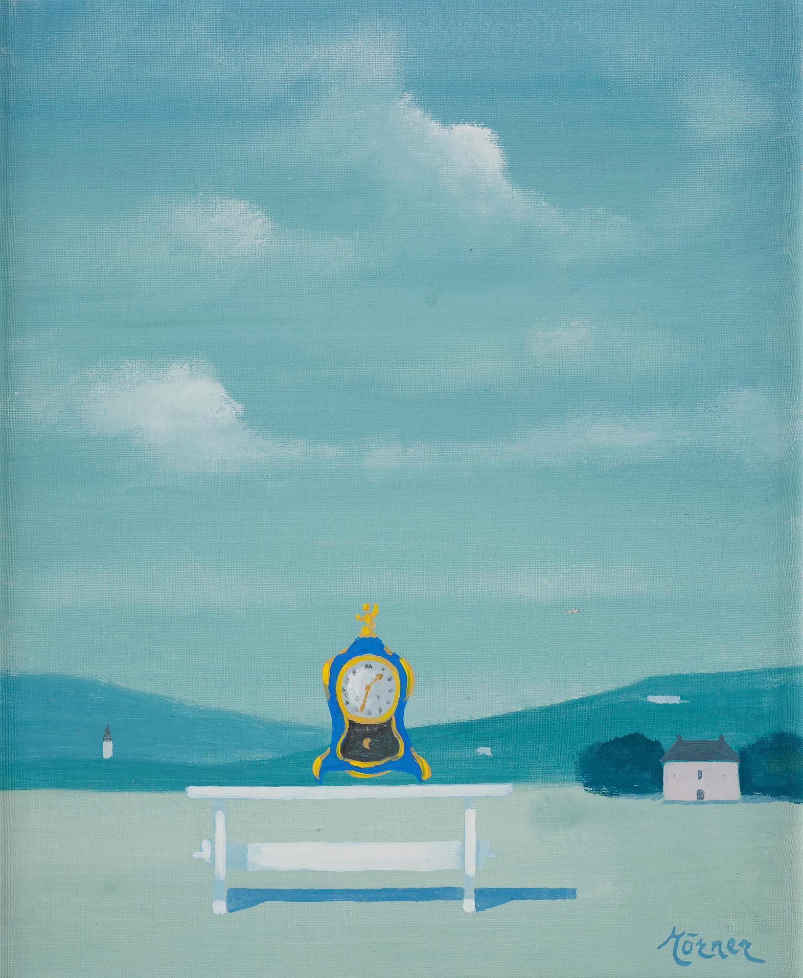 Stellan Mörner, Landscape with a Table Clock.