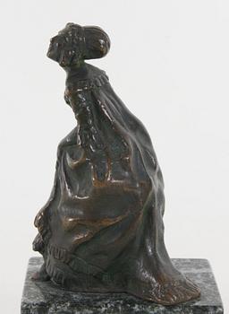 SKULPTUR, brons. Okänd konstnär.