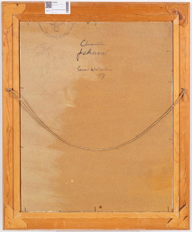 Gunnar Wallentin, Clematis around tree branch.