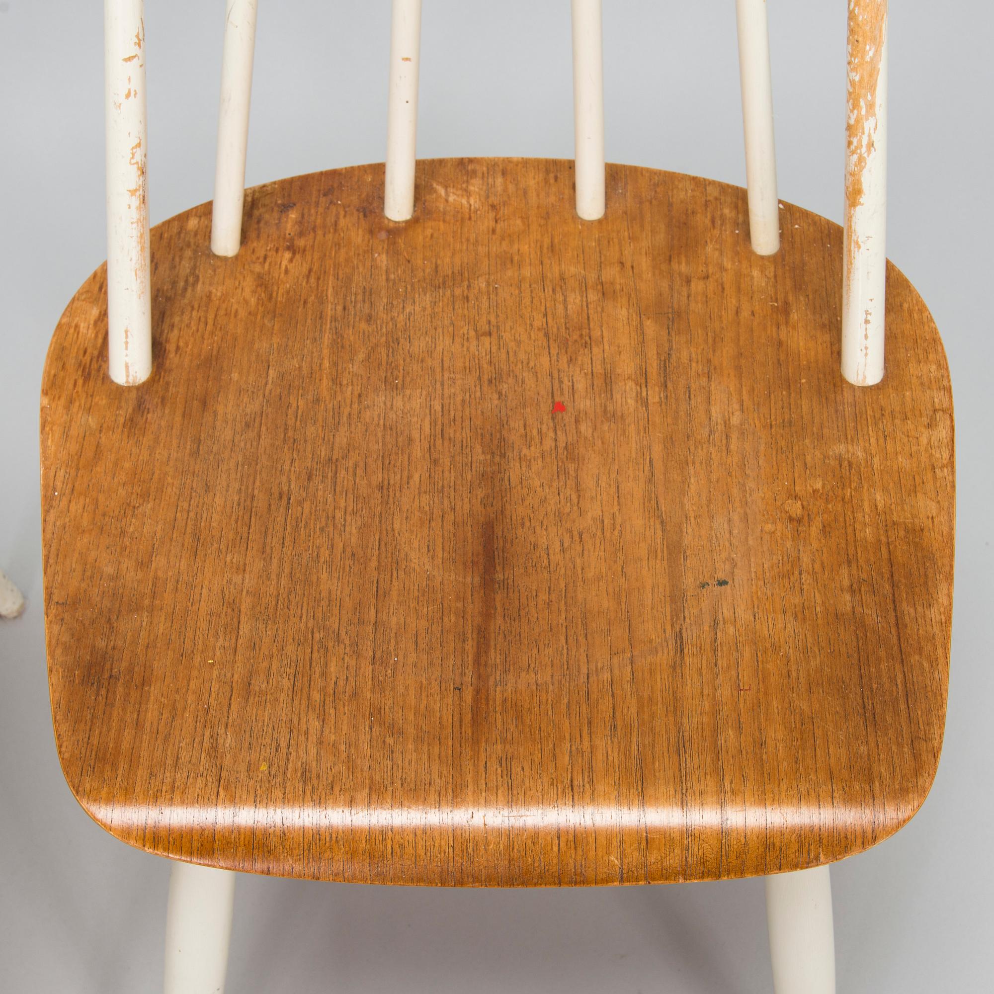 Ilmari Tapiovaara, four mid-20th century 'Fanett' chairs for Asko.