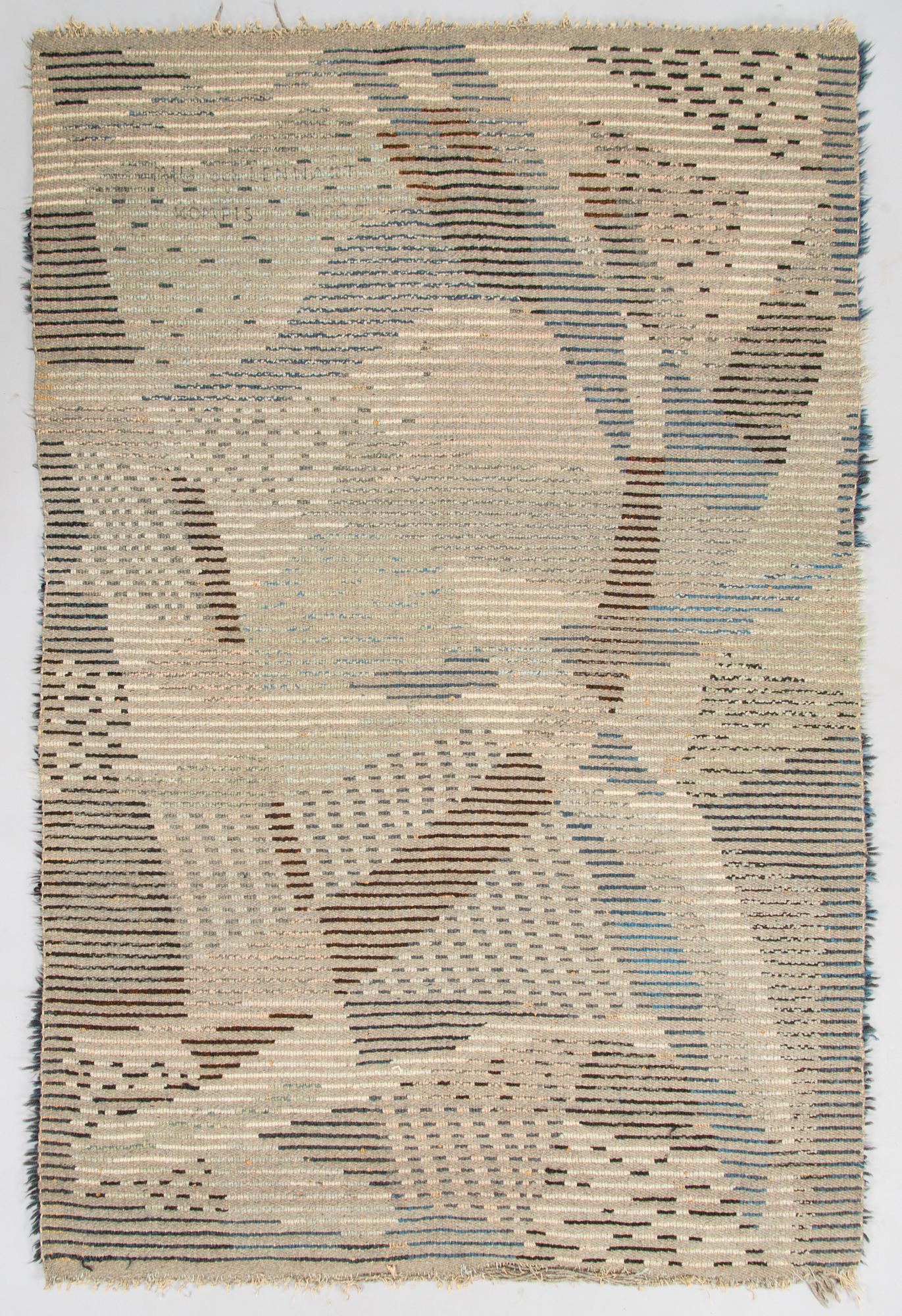 Lennart Segerstråle,  ryijy, uniikki. Noin 185 x 120 cm.