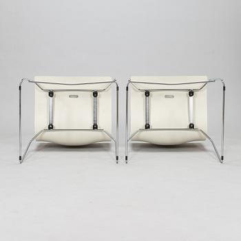 Massimo Vignelli, a set of six 'Handkerchief' stacking chairs for Knoll, 1985.