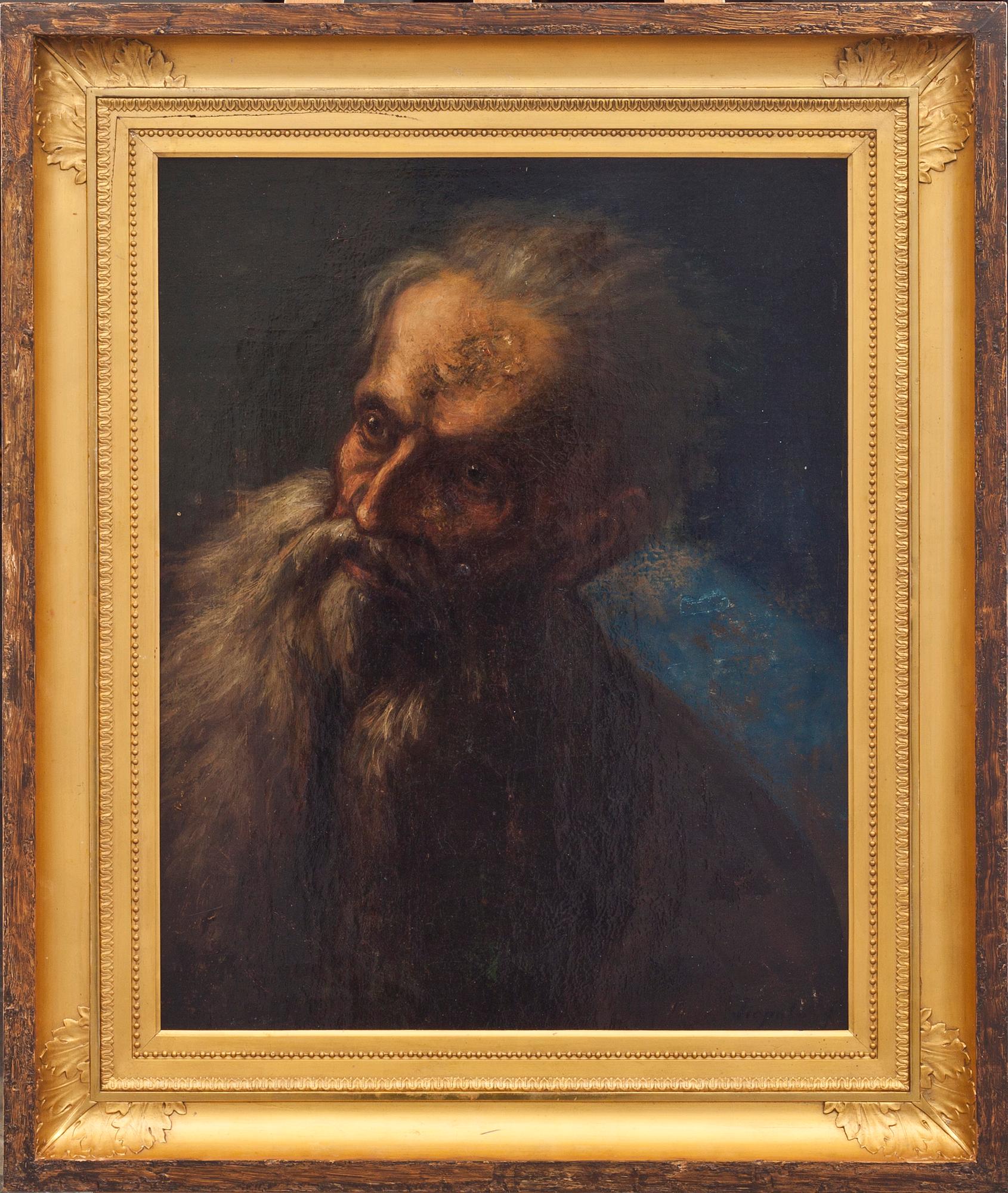 OKÄND KONSTNÄR, olja på duk, 1700-tal, bär senare signatur.