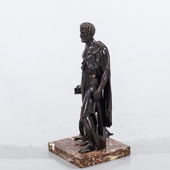 Sculpture, unknown artist, bronze, around the year 1900.