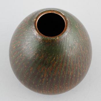 A unique stoneware vase by CARL-HARRY STÅLHANE, Rörstrand, signed, third quarter of the 20th century.