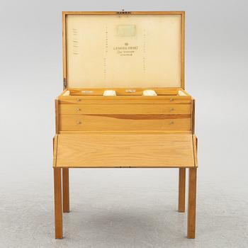 Nordiska Kompaniet, bestickschatull, 1900-talets mitt.
