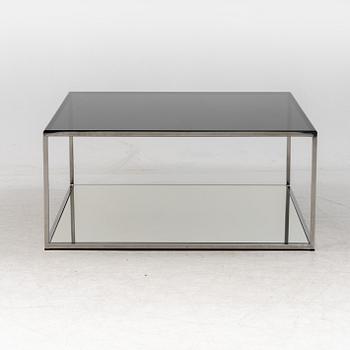 Claesson Koivisto Rune, a glass and chrome coffee table, 'Vertigo' Offecct, Sweden, 2005.