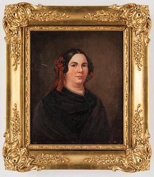 OKÄND KONSTNÄR, ett par, olja på duk, ej signerade, 1800-tal.