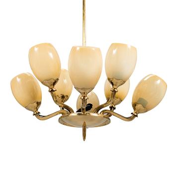 Paavo Tynell, a mid-20th century chandelier for Idman.