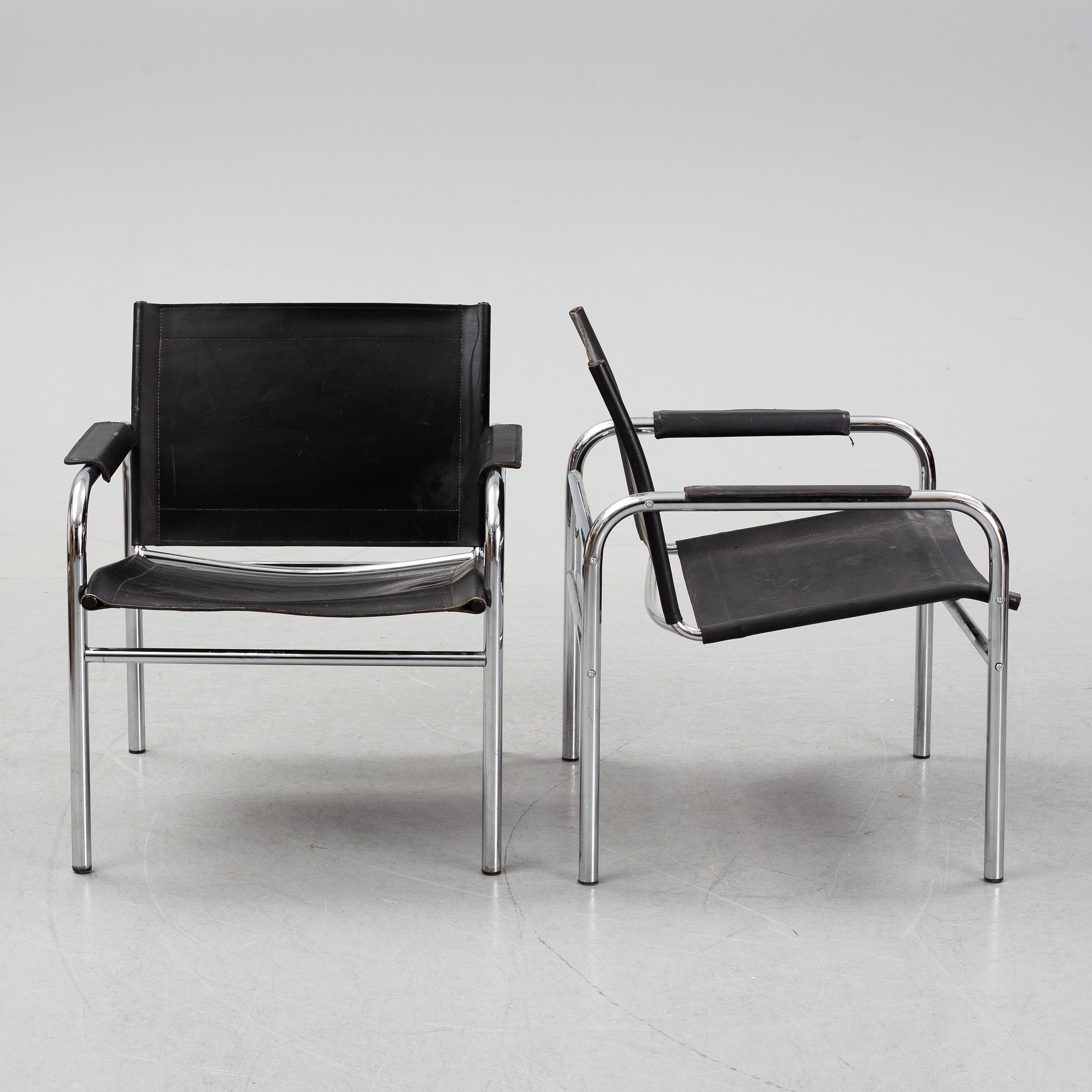 A pair of 'Klinte' armchairs by Tord Björklund for Ikea, 1980's.