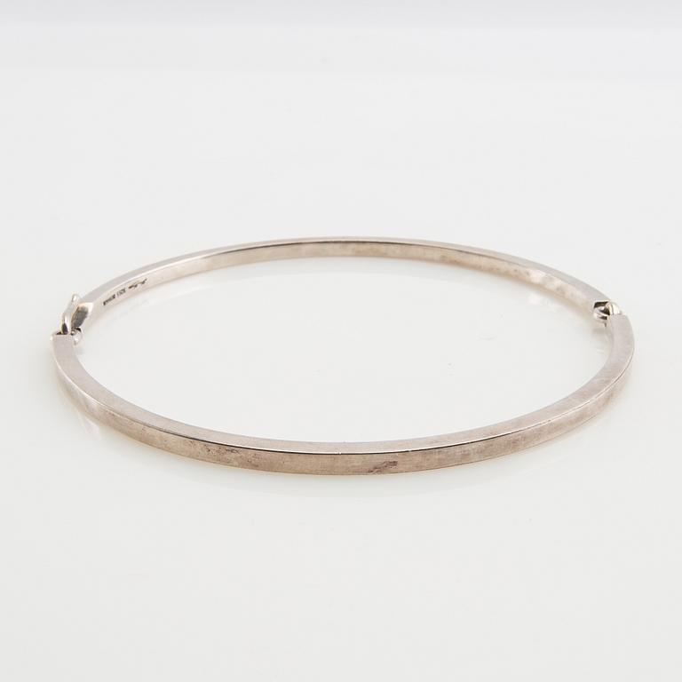 Hans Hansen, neck ring, sterling silver, Denmark.