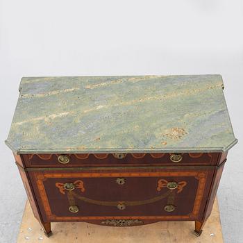 A Gustavian style chest of drawers, 20th century.