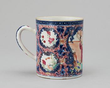 MUGG, porslin. Qing dynastin. Qianlong (1736-95).