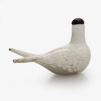 Oiva Toikka, an annual glass bird, 'Arctic tern', signed O. Toikka Nuutajärvi 2000.