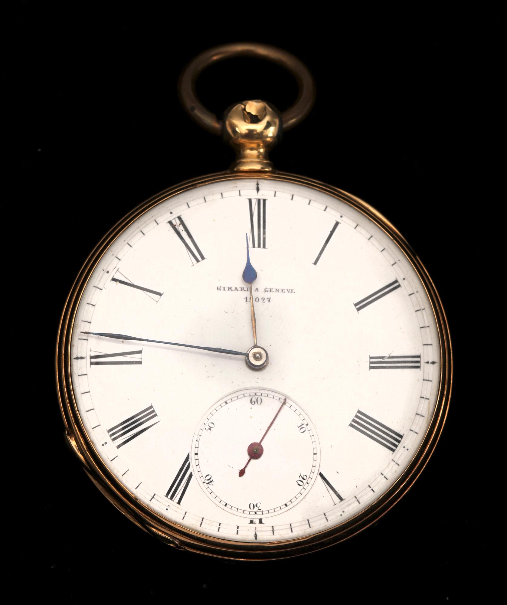 HERRFICKUR, 18k guld. Sign Girard á Genève.
