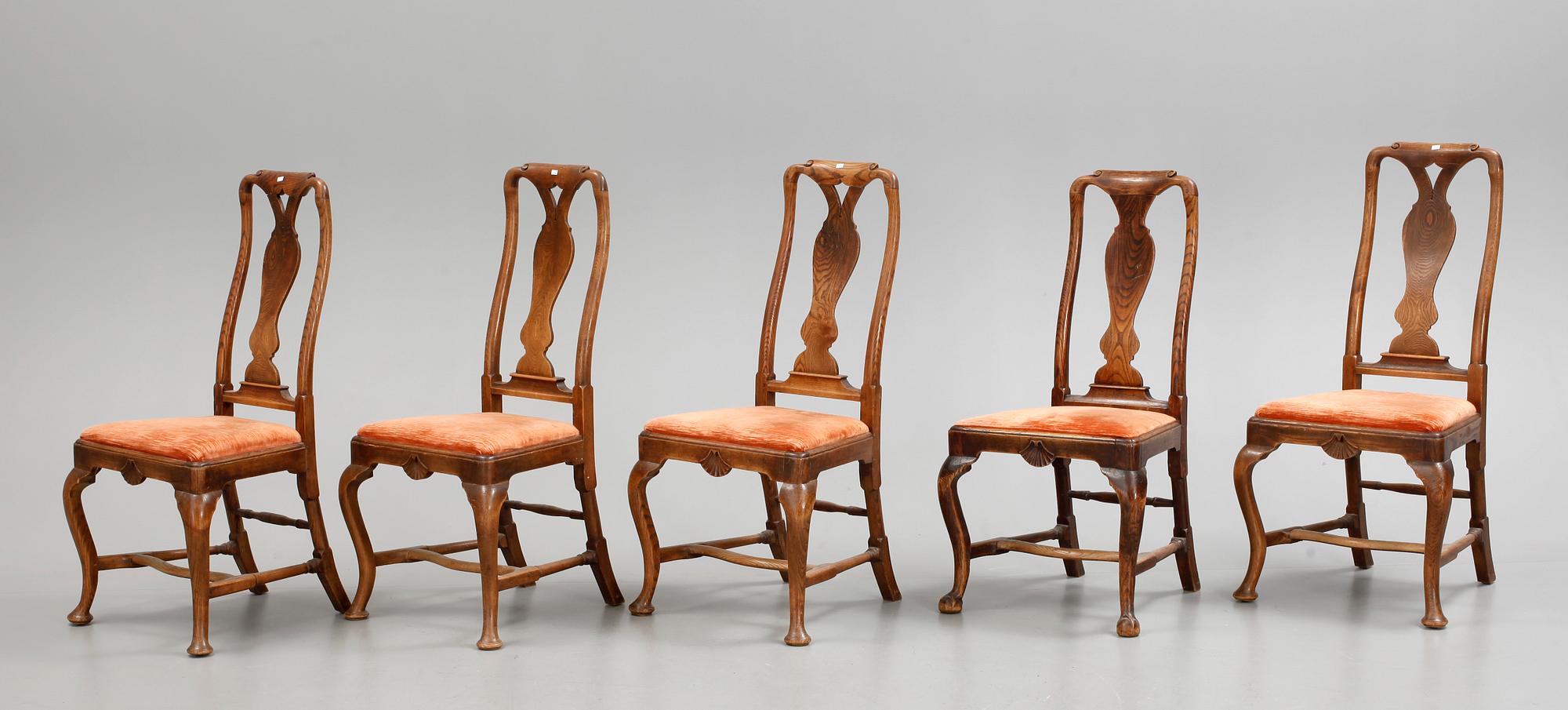 STOLAR, 3 + 2, senbarock samt senbarockstil, 1700-tal samt 1900-talets första hälft.