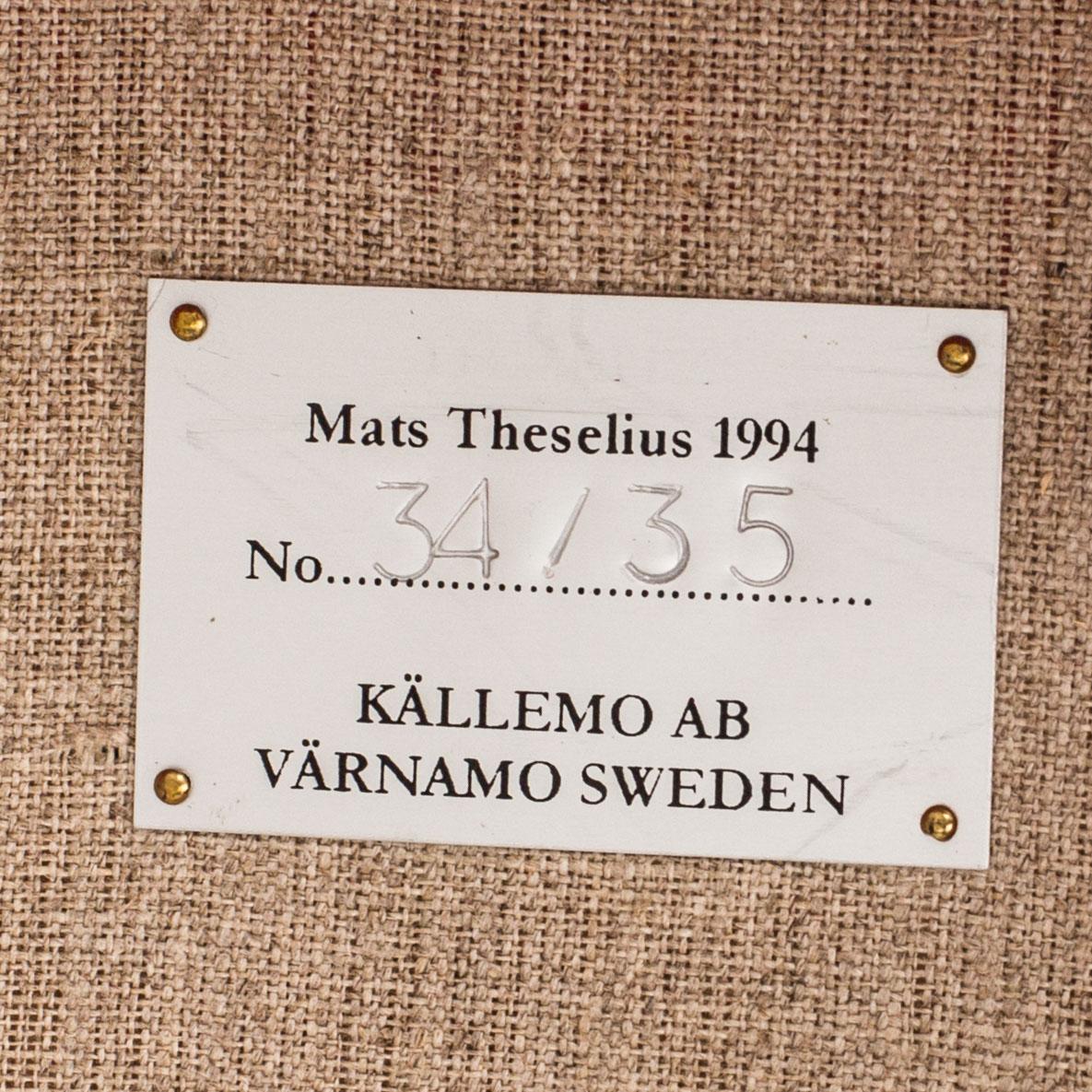 MATS THESELIUS, canapé "Ferrari", Källemo 1994, numrerad 34/35.