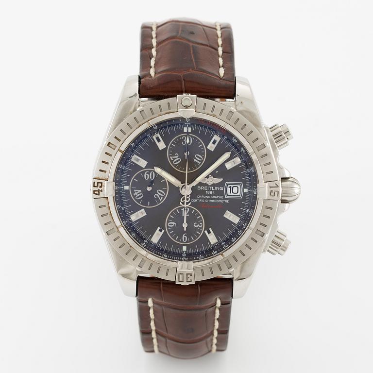 Breitling, Chronomat Evolution, chronograph, wristwatch, 43.7 mm.