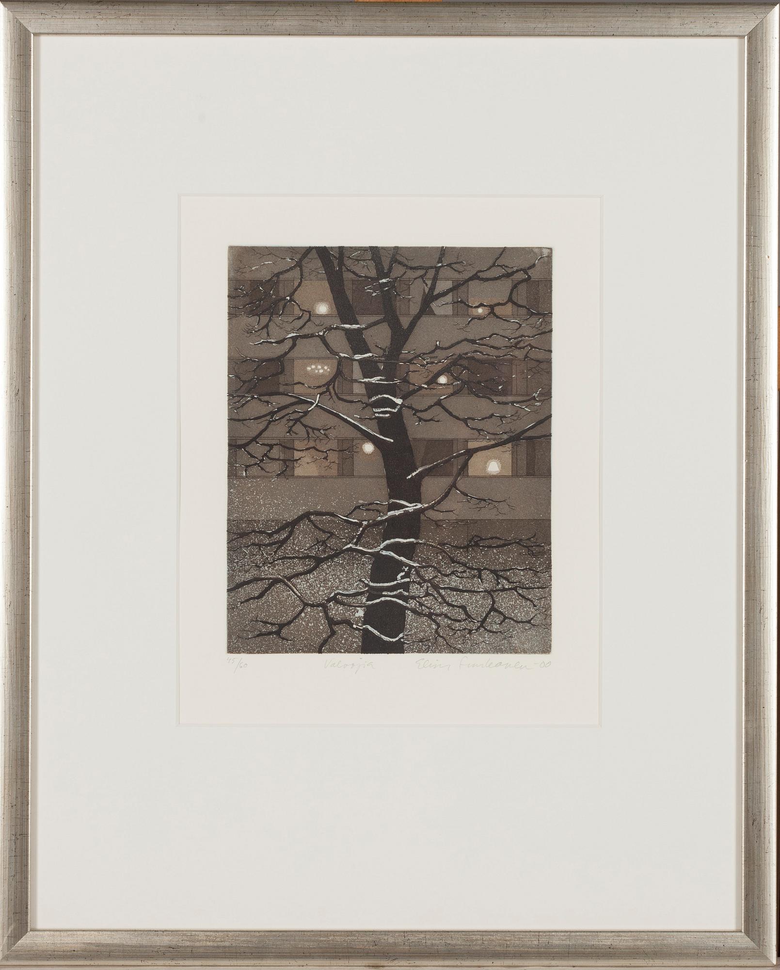 Elina Luukanen, etsning, akvatint, signerad och daterad -00, numrerad 45/60.