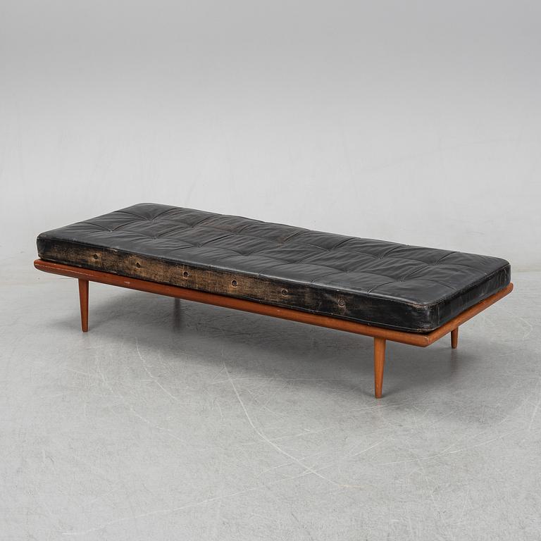 Peter Hvidt & Orla Mølgaard Nielsen, a 'Minerva' teak daybed, France & Son, Denmark, 1950's/60's.