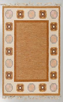 MATTA, rölakan, Ingegerd Silow, monogramsignerad, 1900-talets andra hälft, 230 x 170 cm.