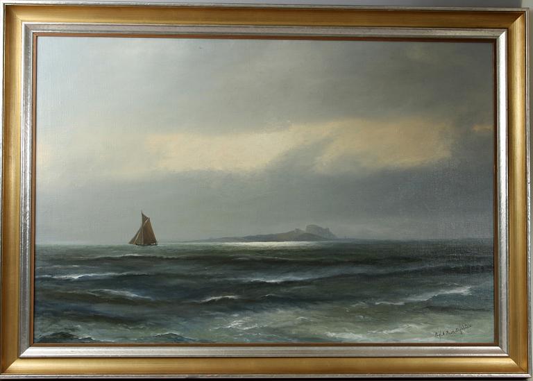 Prof. ALEXANDER REICH-STAFFELSTEIN, olja på duk, sign.