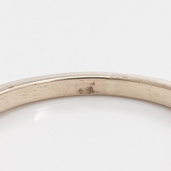 Ring, brilliant cut diamonds, 14K white gold.