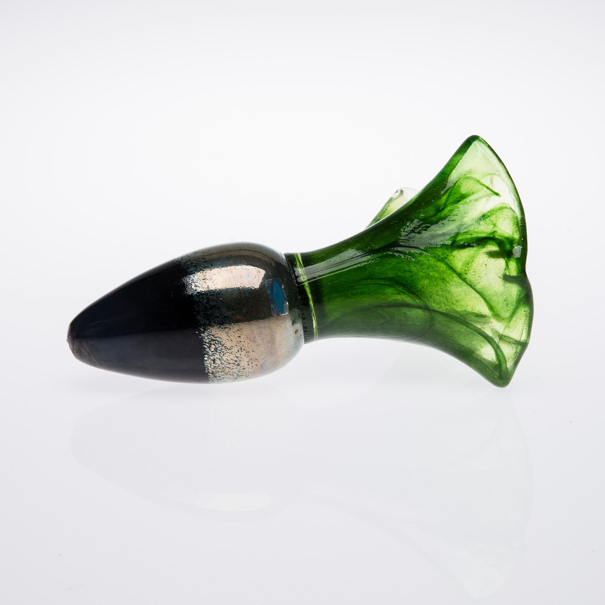 FIGURIN, glas, signerad Oiva Toikka Nuutajärvi Notsjö, numrerad 60/1000.