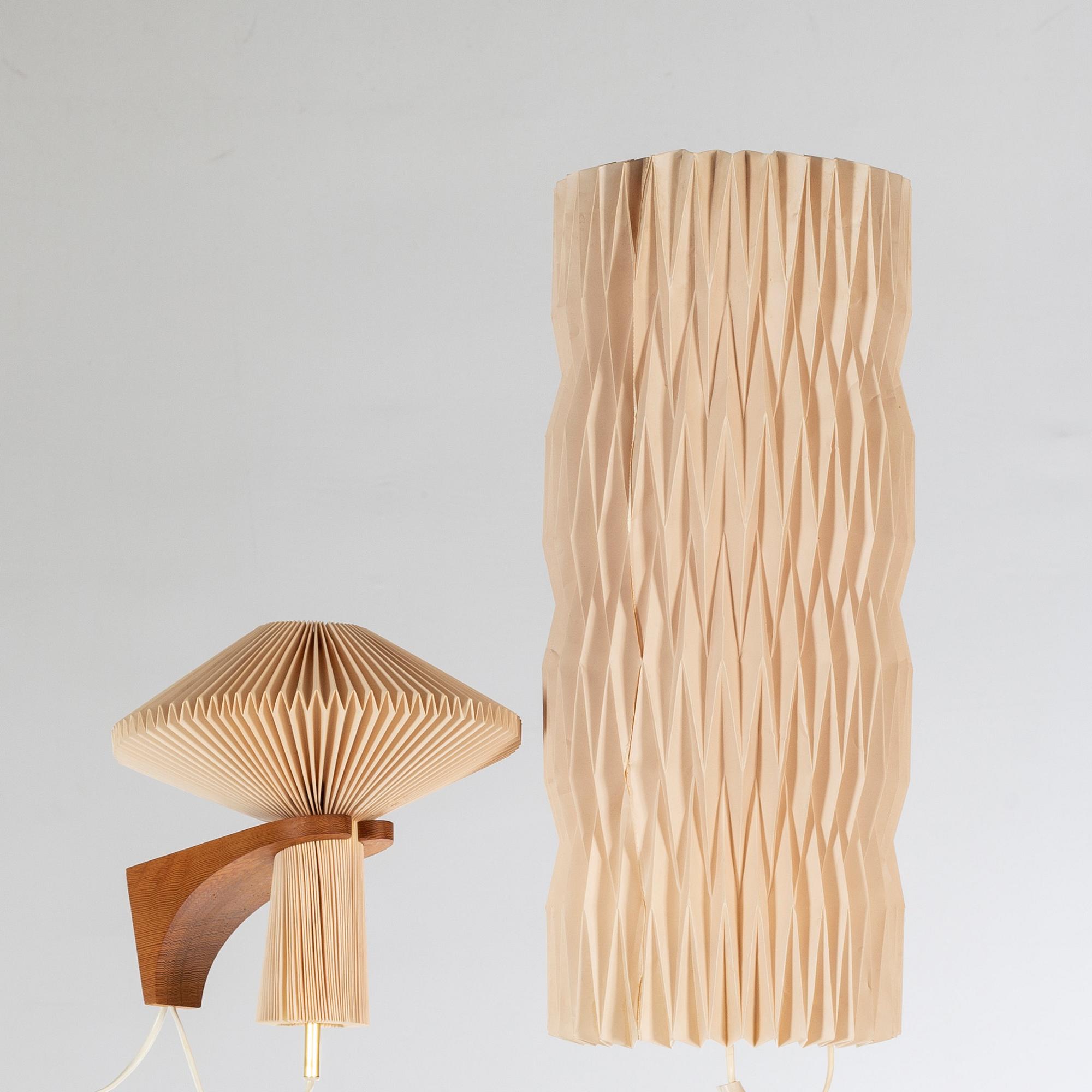 LE KLINT, VÄGG- SAMT TAKLAMPA, bland annat Vilhelm Wohlerts 1900-talets mitt.