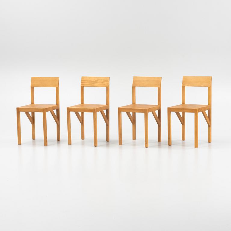 Frederik Gustav, "Bracket Chair", 4 st., Frama, Köpenhamn, Danmark 2023.