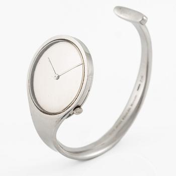 Georg Jensen, "L.U. Chopard & Cie", design Vivianna Torun Bülow-Hübe, wristwatch, 33 mm.