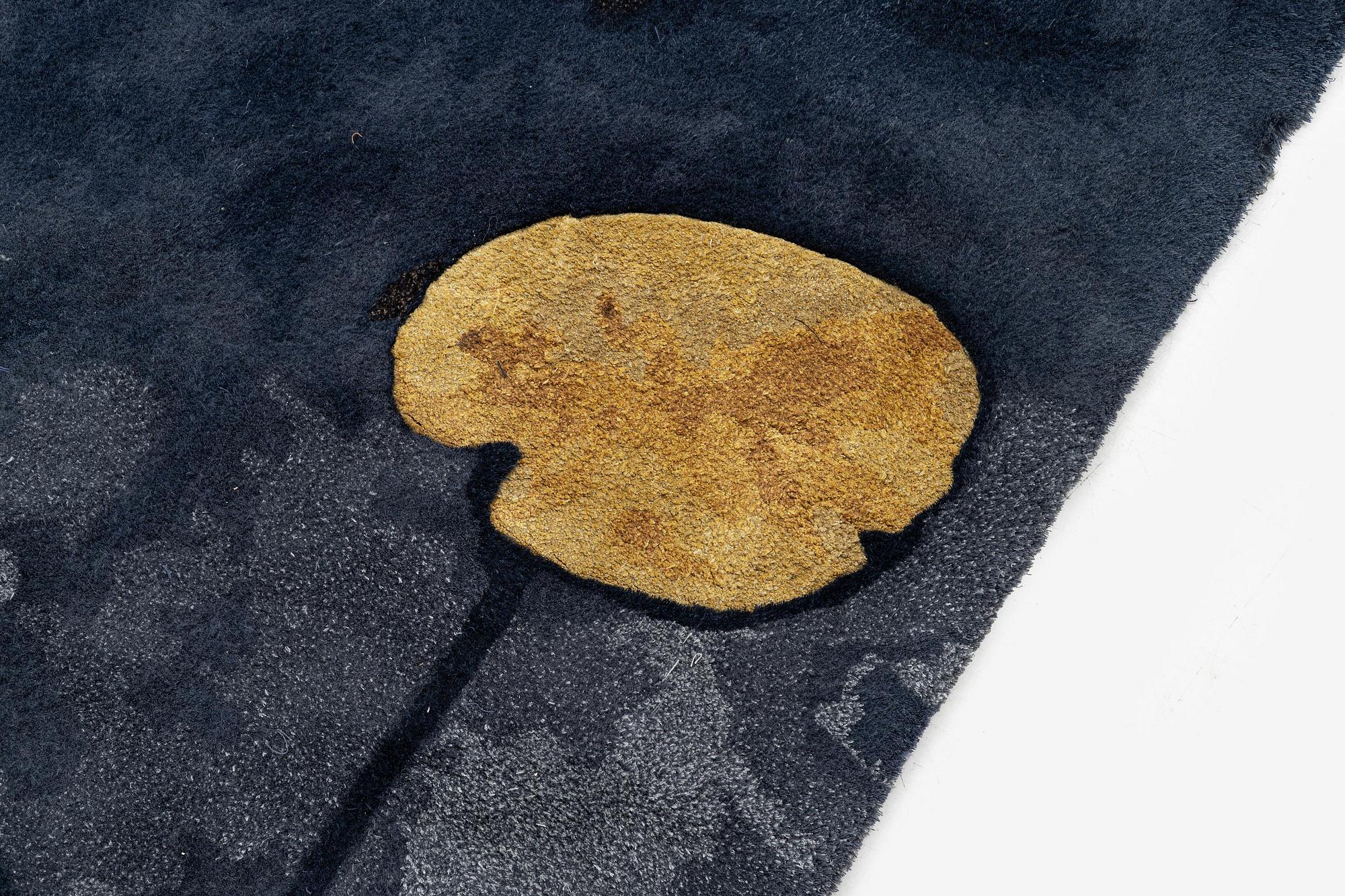 Denise Grünstein, a hand tufted 'Folium' carpet, hand tufted, c. 270 x 230 cm, Ferreira de Sá, Portugal.