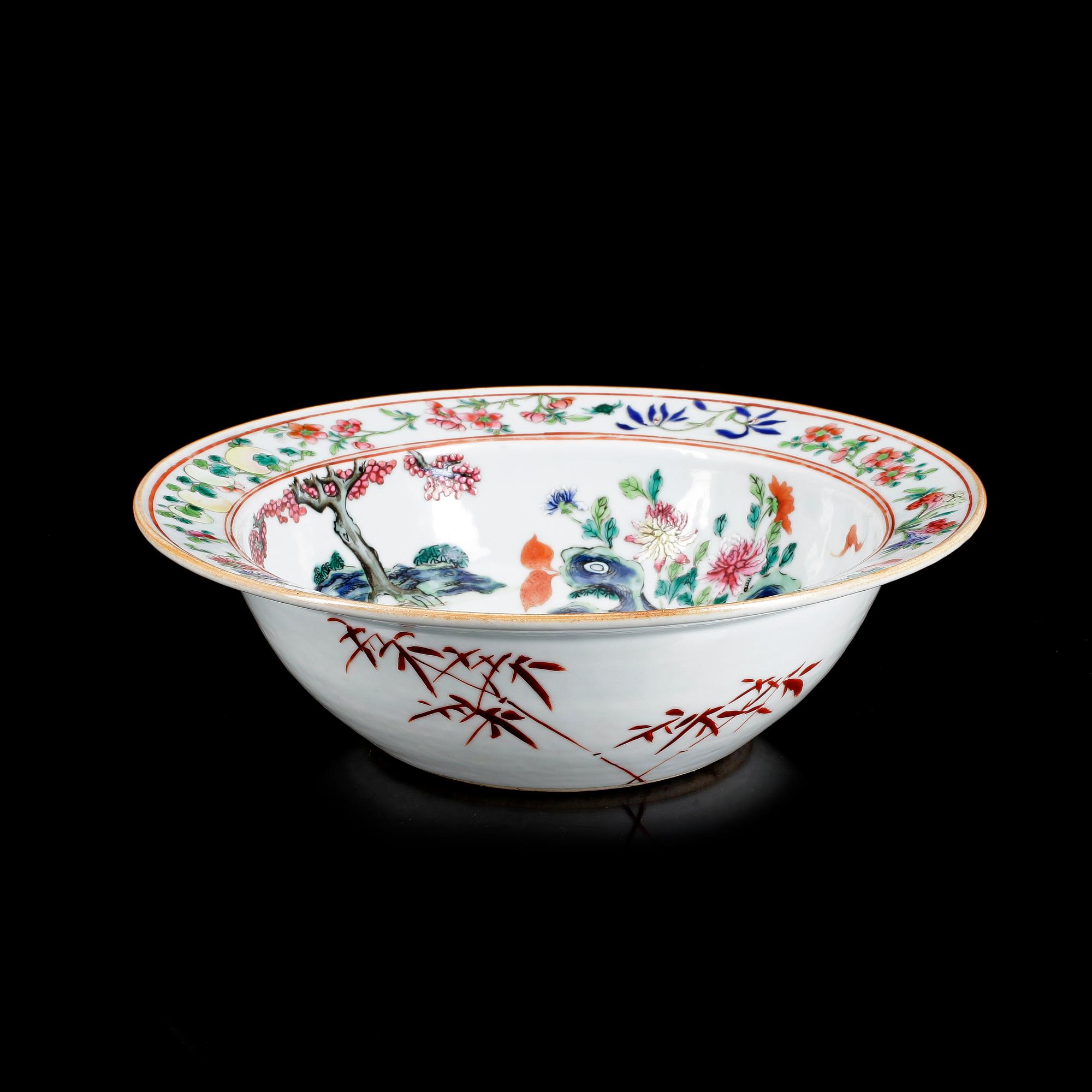 SKÅL, porslin, Kina 1800-tal.