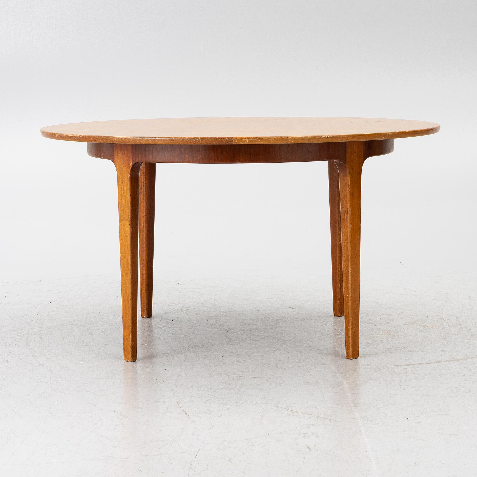 Hjalmar Jackson, bord, brännmärkt, 1940/50-tal.
