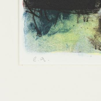 Peter Dahl, lithograph in colours, signed EA.