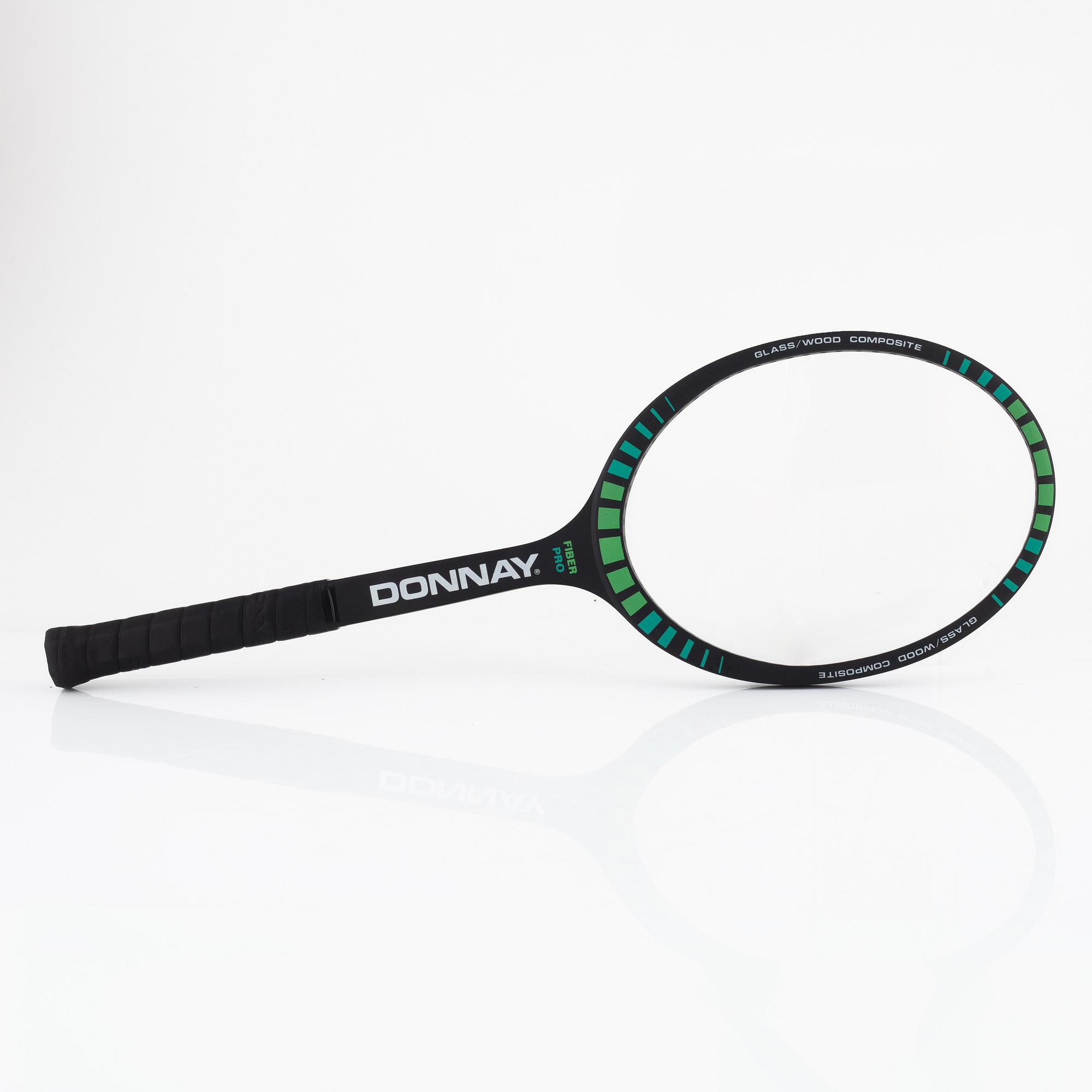 Tennisracket, Signerad Björn Borg. Donnay, speciellt framtaget Fiber Pro, 1982/83.