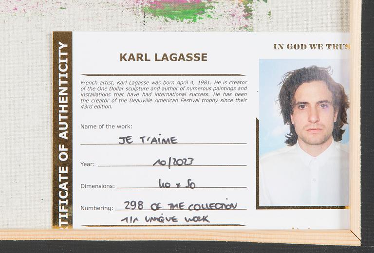 Karl Lagasse, "Je t'aime".