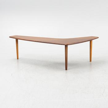 A teak coffee table, second half of the 20th Century.