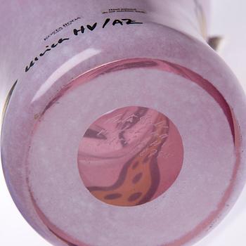 VASER, 2 st, "Open Minds", glas, signerade Ulrica Hydman-Vallien, Artist Collection.