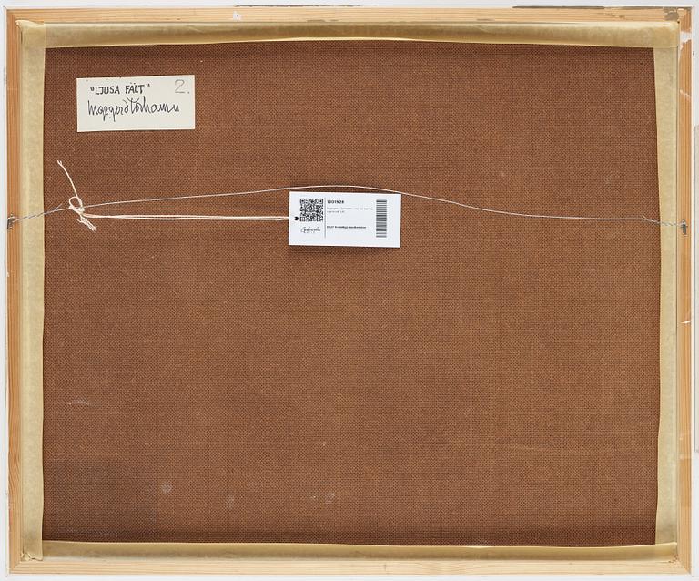 Ingegerd Torhamn, olja på pannå, signerad.