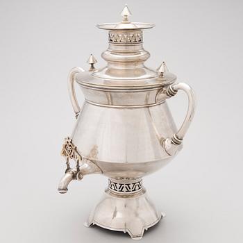 SAMOVAR, silver, Khlebnikov, Moskva 1899-1908.