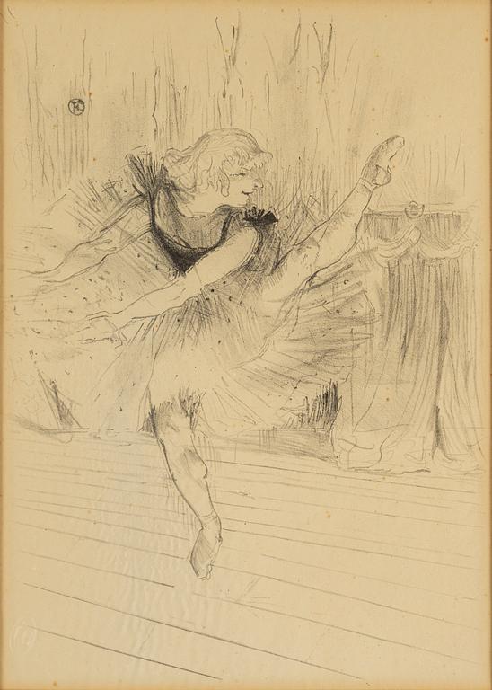 HENRI DE TOULOUSE-LAUTREC, efter, litografi, utgiven av Librairie Grund, 1948-1950, signerad i trycket.