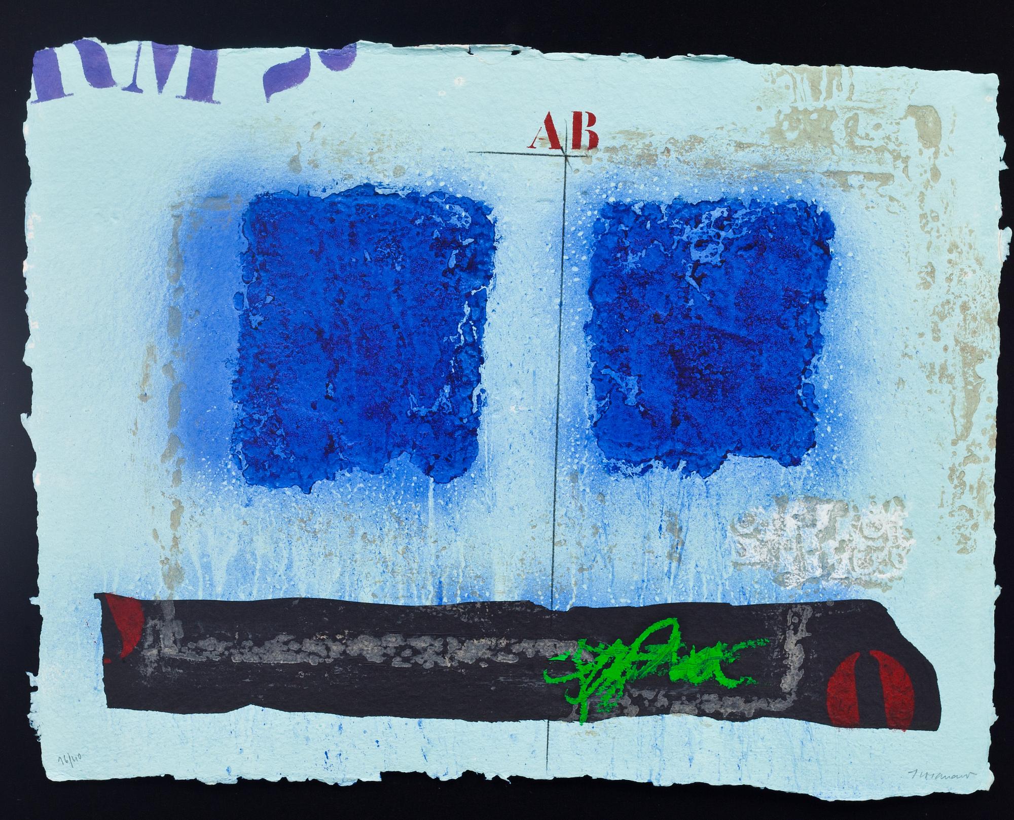 JAMES COIGNARD, carborundumetsning, signerad och numrerad 16/40.