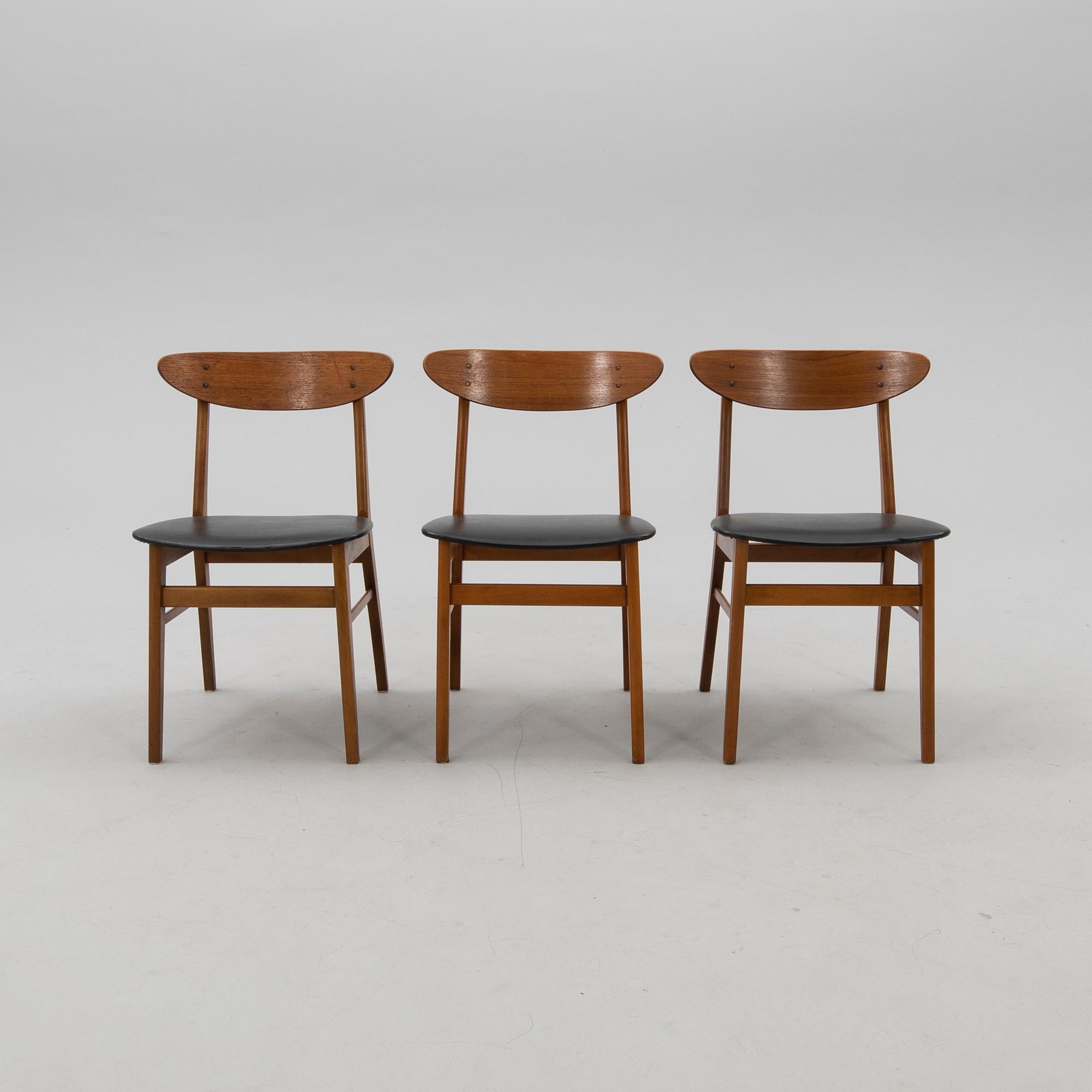 Stolar 6 st Farstrup Danmark 1900-talet mitt.