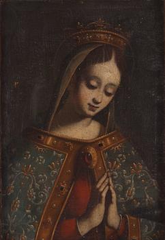 706. Giovanni Battista Salvi da Sassoferrato Hans efterföljd, Madonna.
