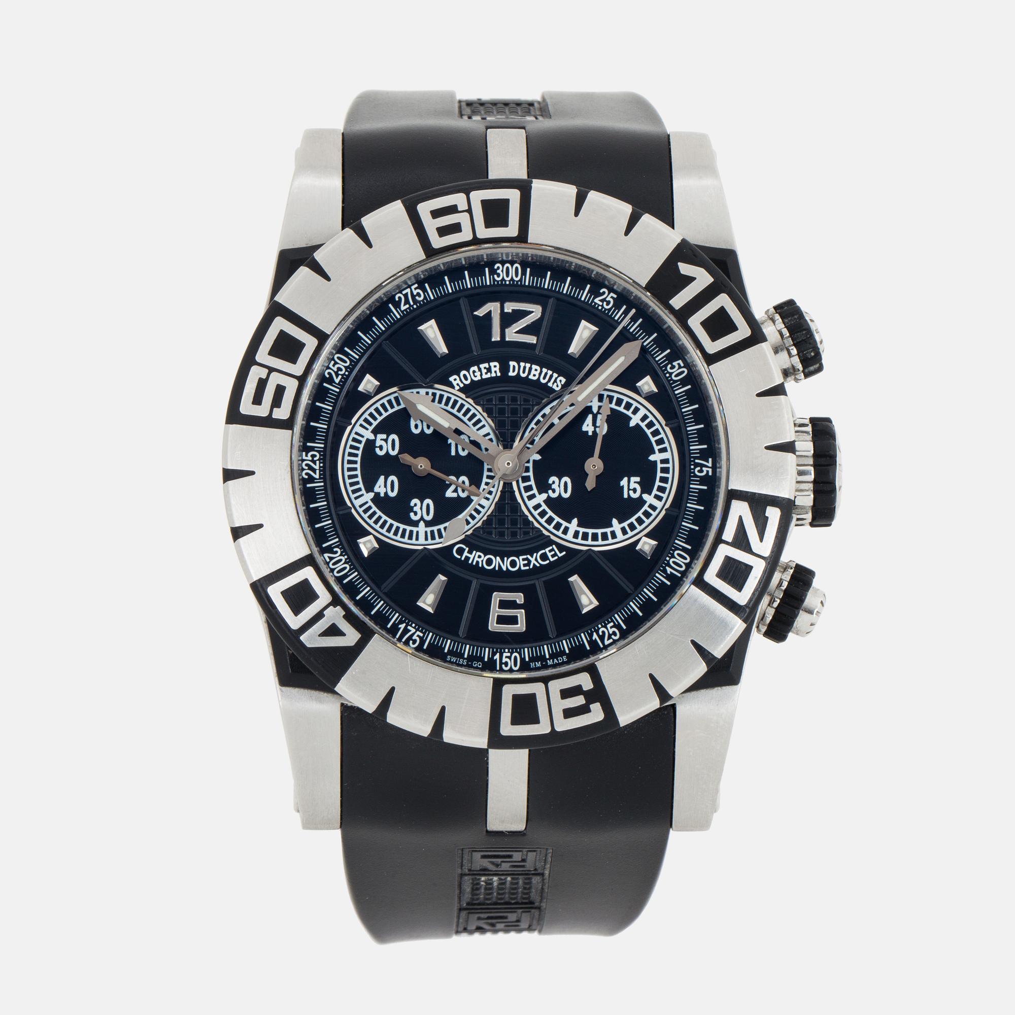 ROGER DUBUIS, Easy Diver, Chronoexcel, wristwatch, chronograph, 46 mm.